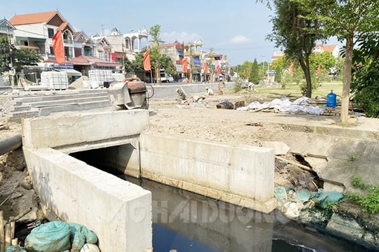 Khắc phục tình trạng nước sinh hoạt ứ đọng khi thi công đường 20-9